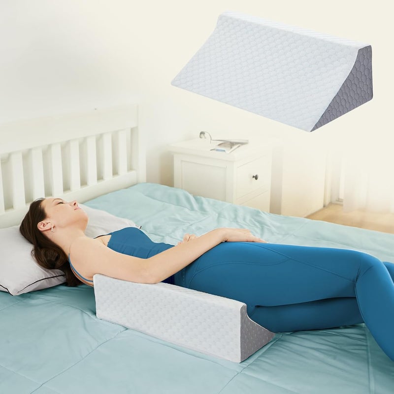 Loeysu Wedge Pillow for Sleeping, Side Sleeper Body Back Positioners for Back Pain, Preventing Bedsores, After Surgery, Pregnancy Support, Ankle Support, Bed Wedge Pillow for Side Sleepers - Image 1